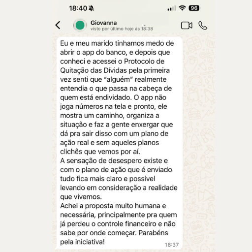 Depoimento Giovanna