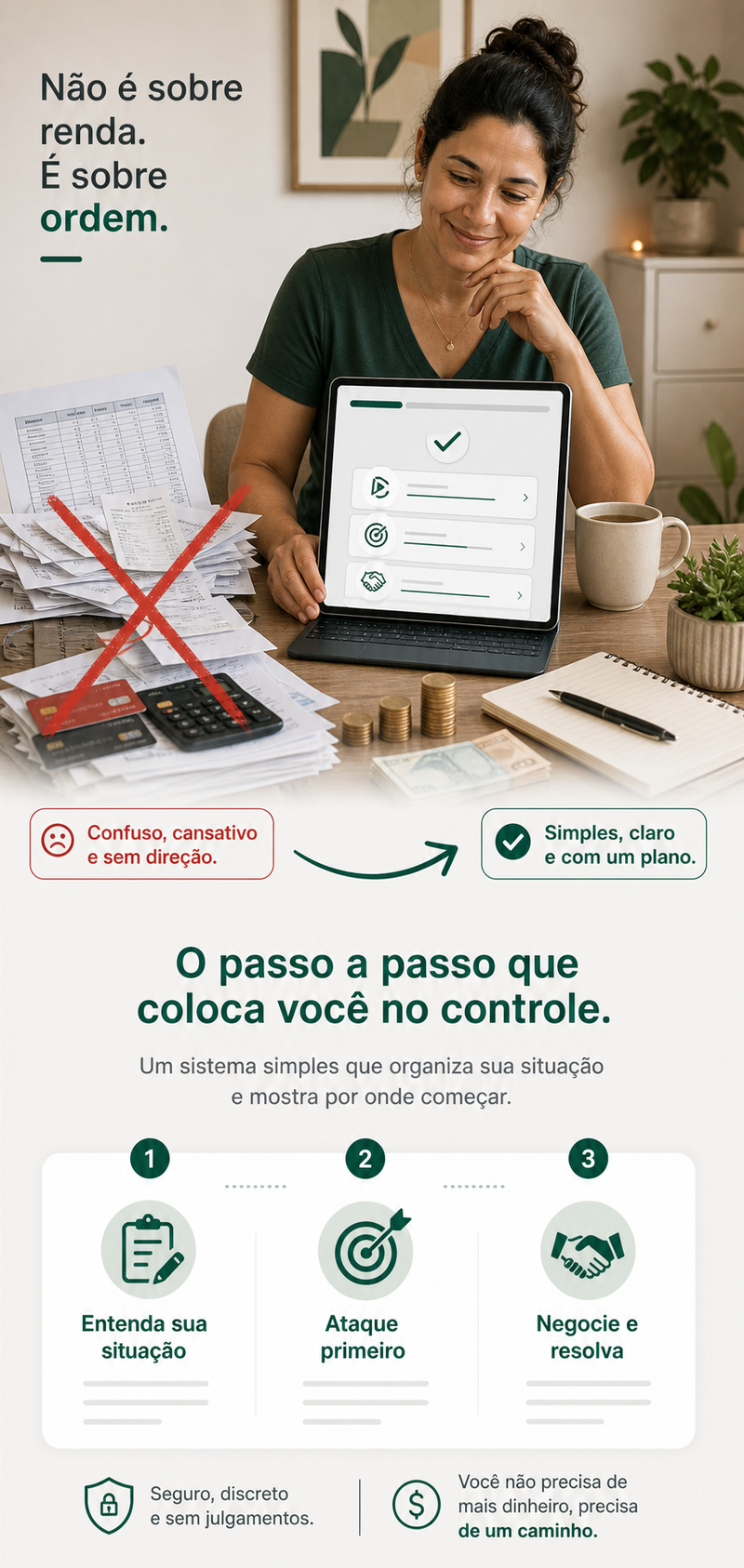 Não é sobre renda. É sobre ordem. Entenda, ataque primeiro, negocie.